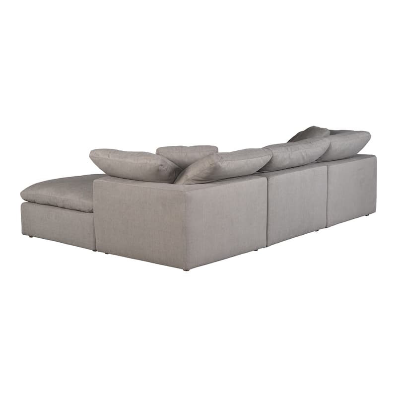 Aurelle Home Tami Reversible Lounge Sectional - 114" x 76"