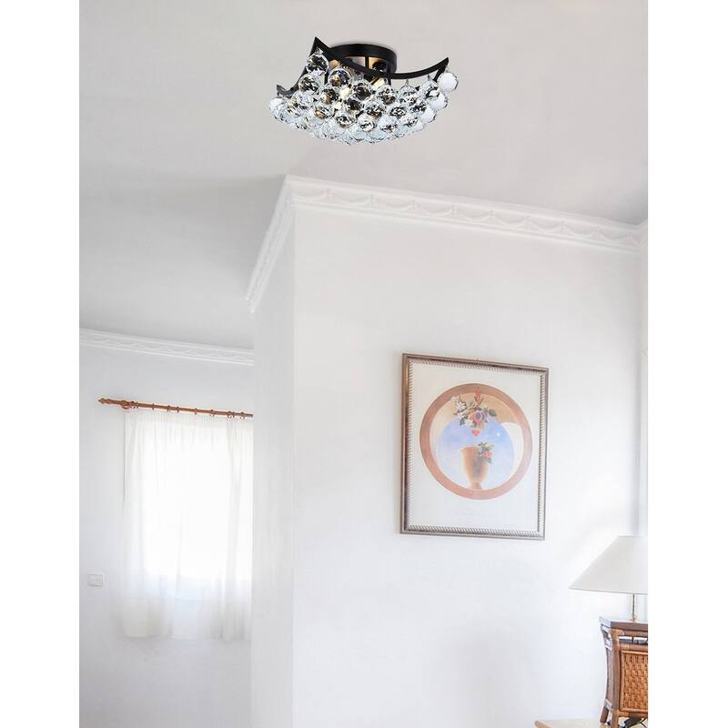 Somette Chrome 4-light 12-Inch Chandelier