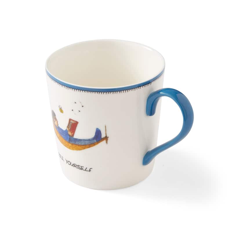 Kit Kemp for Spode Doodles Bee Yourself Mug