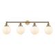 Option Brushed Brass / Matte White