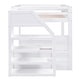 preview thumbnail 12 of 27, Full Size Futon Bunk Beds Lower Beds Convertible Daybed with Drawers