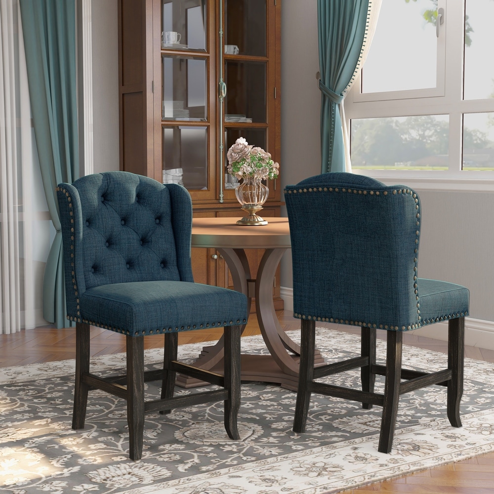 Teal counter height online chairs