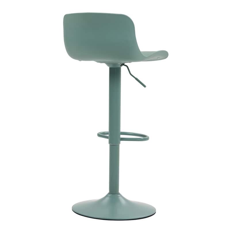 Adjustable Swivel Bar Stools Set of 2 - Modern Counter Height Kitchen Island Chairs with Back Support