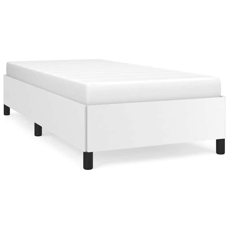 vidaXL Bed Frame, Faux Leather, No Mattress