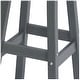 preview thumbnail 29 of 97, Laguna Hdpe All Weather Outdoor Patio 29" Round Bar Stool