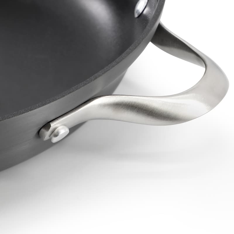 Elite Hard-Anodized Nonstick 12-Inch Everyday Pan with Glass Lid
