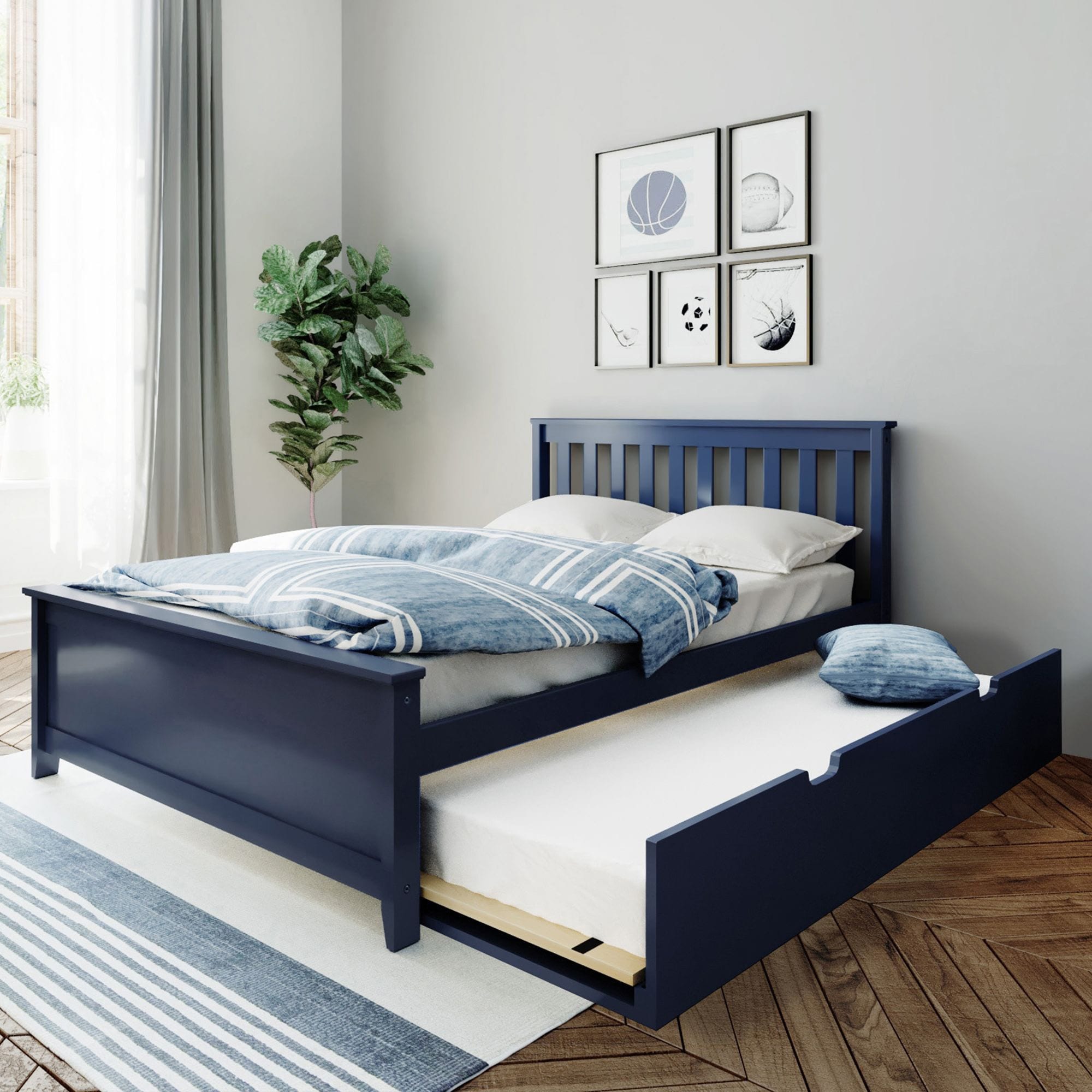 Max and Lily Full Bed with Trundle Bed Bath Beyond 33707998