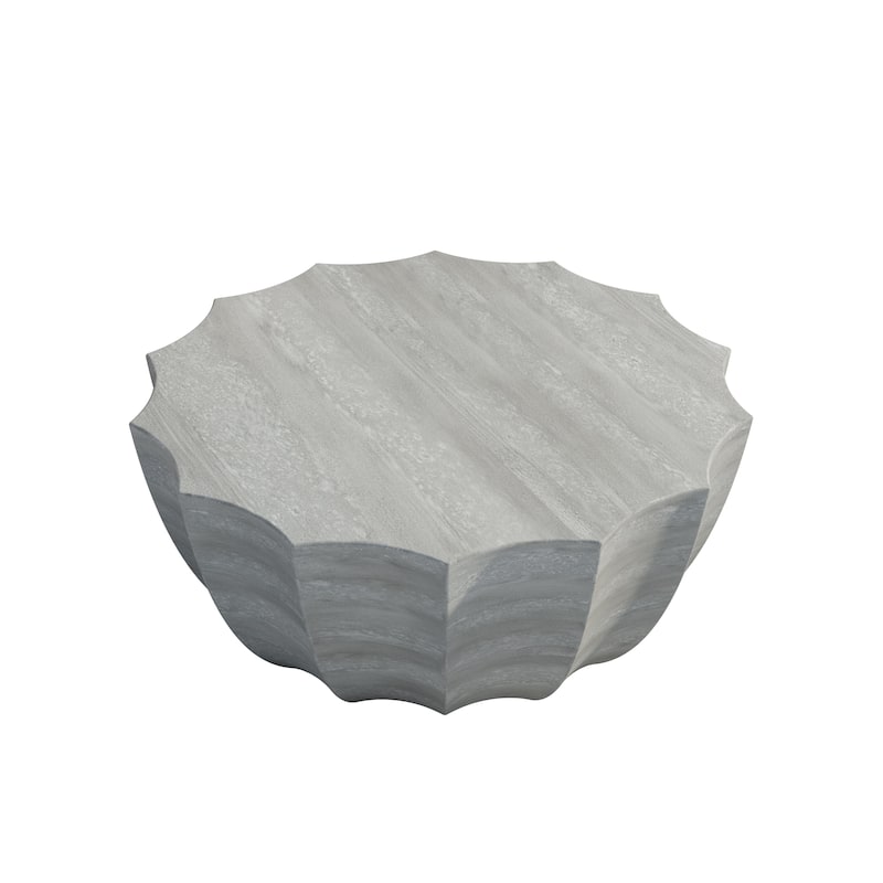 35.43" Durable Modern Stylish Coffee Table, Suitable for Indoor and Outdoor Use, Ideal for Patio, Garden, and Backyards.