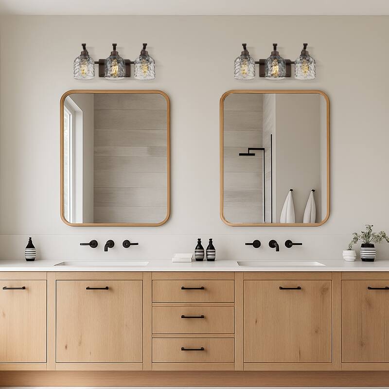 Modern 3/4-Light Bathroom Vanity Light