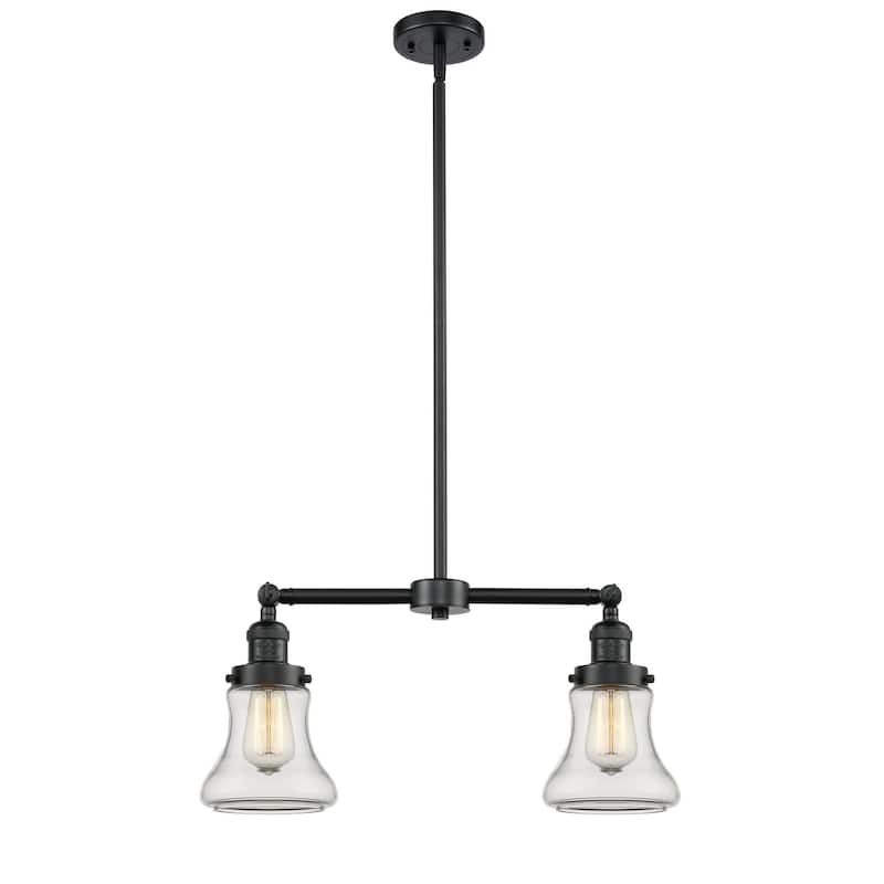 Innovations Lighting Bellmont 2 Light 21" Wide Linear Chandelier