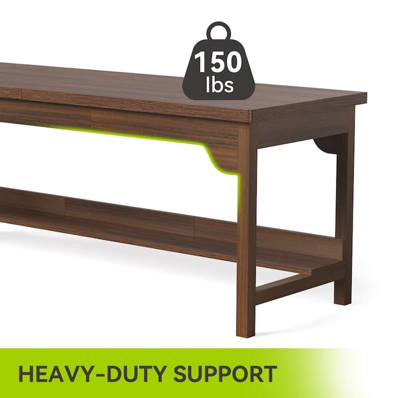 2 Person Desk with Bookshelf, 78.7 Inch Long Office Desk Double Table