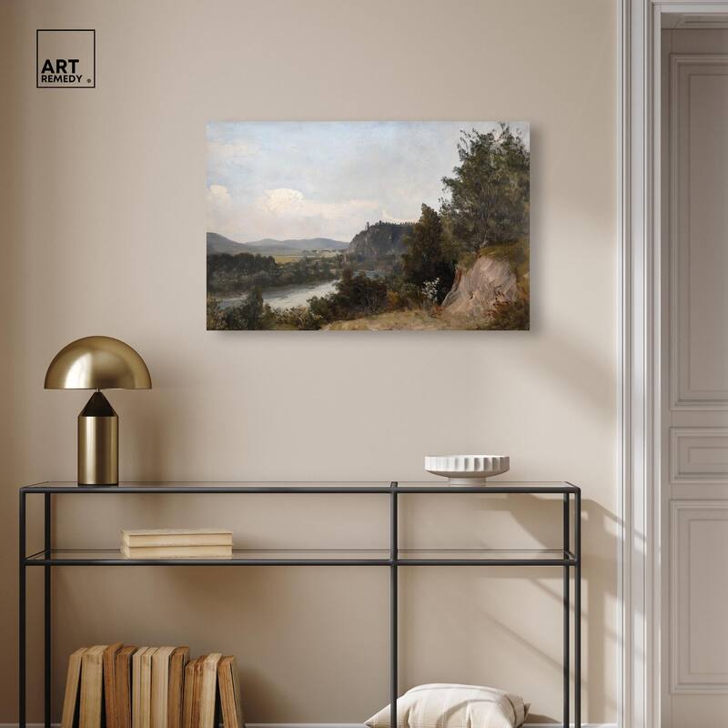 Hilltop Tower View I Canvas by Art Remedy, Gallery Wrapped