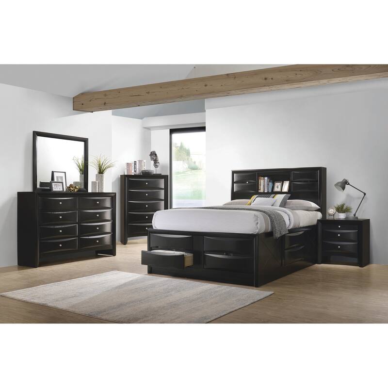 Jazz Black Storage Bed