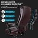 preview thumbnail 8 of 19, BOSSIN Big and Tall Office Chair Executive Heavy Duty Home Chairs with Foot Rest Ergonomic,High Back and Lumbar Support
