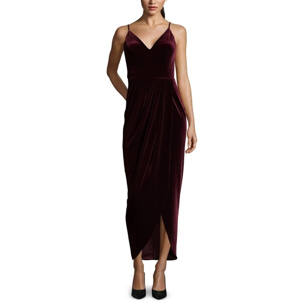 xscape burgundy dress