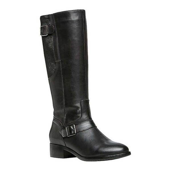 Shop Propet Women's Teagan Wide Calf Boot Black Full Grain ...
