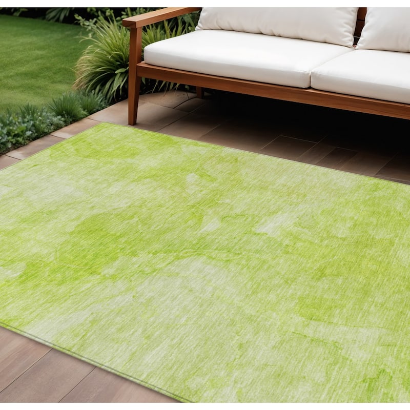 HomeRoots Nautical Transitional Rectangle Outdoor Rug - 9' X 12'