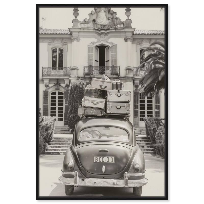 Ready for Vacation Canvas by Art Remedy - Black - 24" x 36"