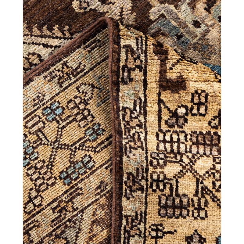Serapi One-of-a-Kind Hand-Knotted Area Rug - Brown - 4' 0" x 5' 11"