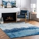 preview thumbnail 13 of 28, Nuloom Alayna Abstract Waterfall Area Rug 2' x 3' - Blue