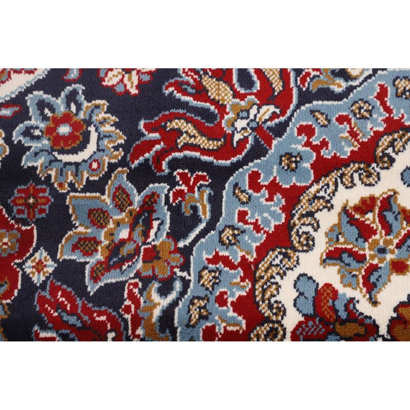Medallion Red Tabriz Turkish Area Rug Living Room Machine Made Carpet - 9'8" x 12'11"