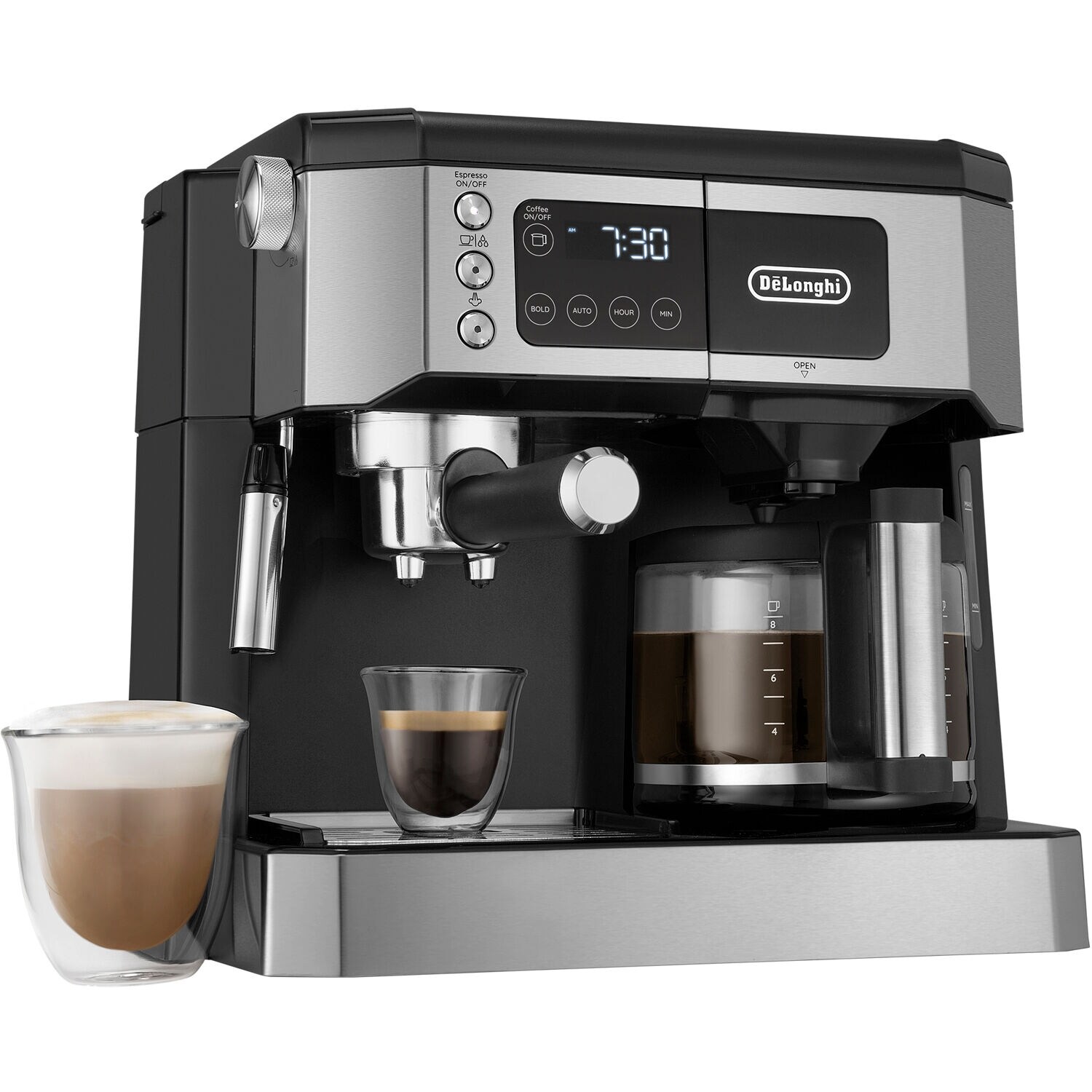 De'Longhi All-In-One Combination Coffee and Espresso Machine De'Longhi All-In-One Combination Coffee and Espresso Machine