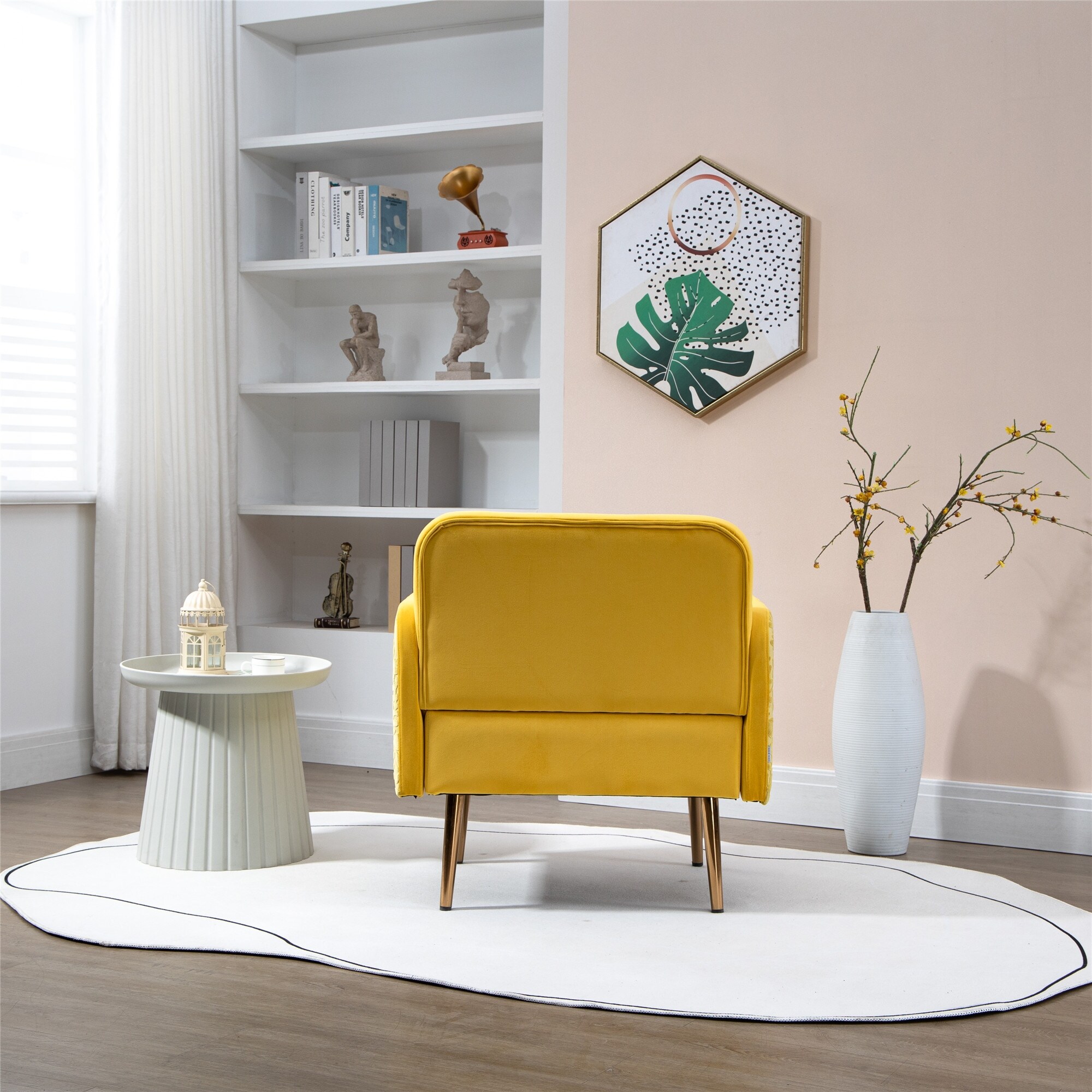 Yellow chair outlet clothing