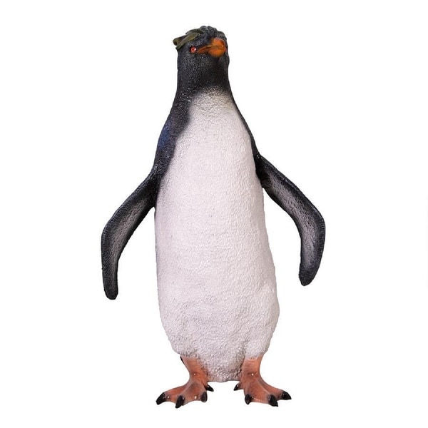 23.5" Giant Penguin Rockhopper Outside Garden Statue - N/A