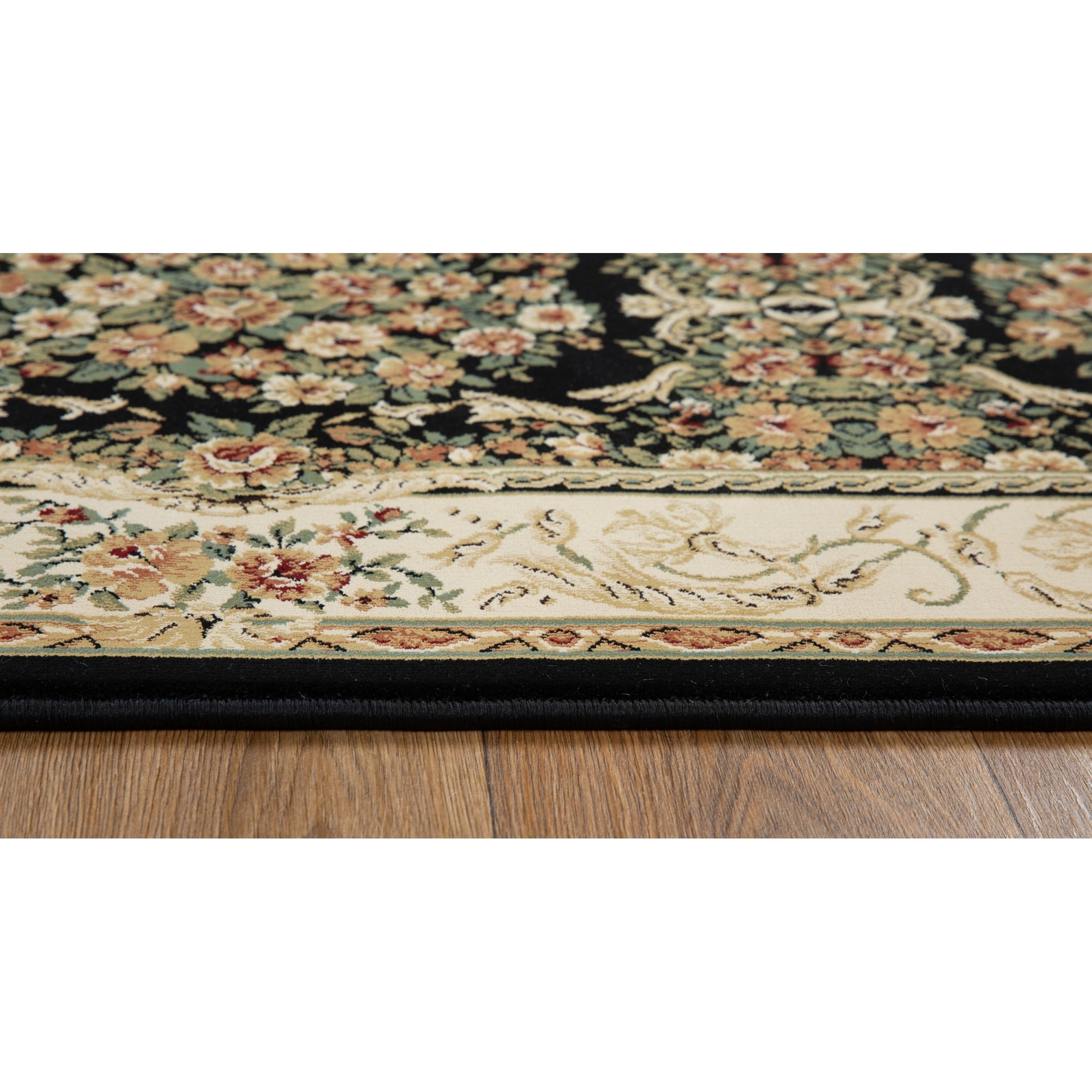 Aubusson Collection Classic Medallion Area Rug - Overstock - 42892662