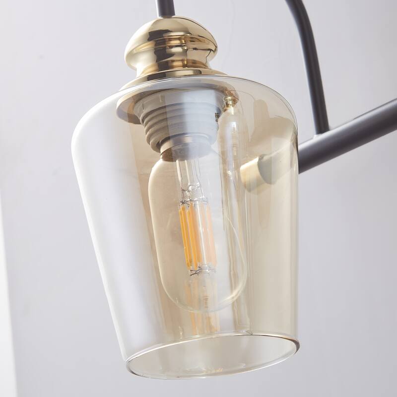 Luxury 3 Lights Bathroom Vanity Lights Rose Gold with Clear Glass/ Wall Sconce Lighting