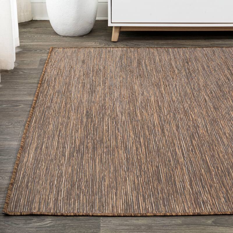 JONATHAN Y Bo Modern Flatweave Solid Area Rug