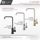 preview thumbnail 9 of 32, STYLISH Kitchen Sink Drinking Water Tap Faucet in Stainless Steel - Faucet Height: 10 1/2" | Spout Height: 9"