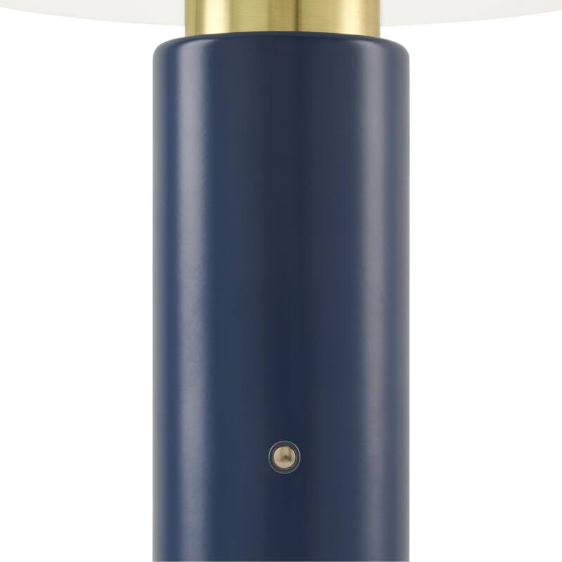 Livabliss Dualis Modern Accent Table Lamp - 10"H x 9"W x 9"D