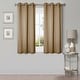 preview thumbnail 105 of 129, Superior Solid Machine Washable Room Darkening Grommet Curtains, Set of 2 42" x 63" - Smoked Ash