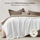 preview thumbnail 101 of 120, Madison Park Waffle Weave 100% Cotton Breathable Lightweight Blanket