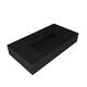 Pyramid Solid Surface Wall-Mounted Bathroom Sink
