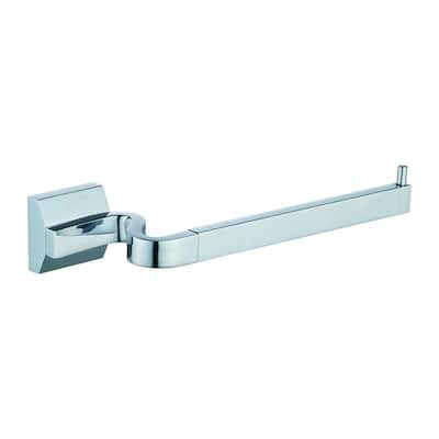 Blossom Tissue Holder Toilet Paper Roll Solid Bathroom Accessory - Chrome