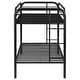 preview thumbnail 36 of 80, Morgan Contemporary Metal Frame Bunk Bed