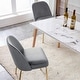 preview thumbnail 30 of 28, Ivinta Upholstered Dining Chair Sets of 2, Mid Century Modern Side Chairs with Spring