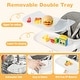preview thumbnail 16 of 35, Costway 6-in-1 Convertible Wooden Baby Highchair Infant Feeding Chair - See Details