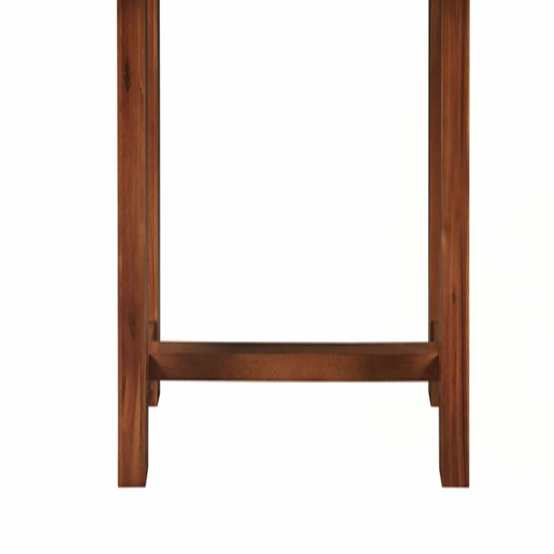 Rectangular Brown Finish wood grain Dining Table