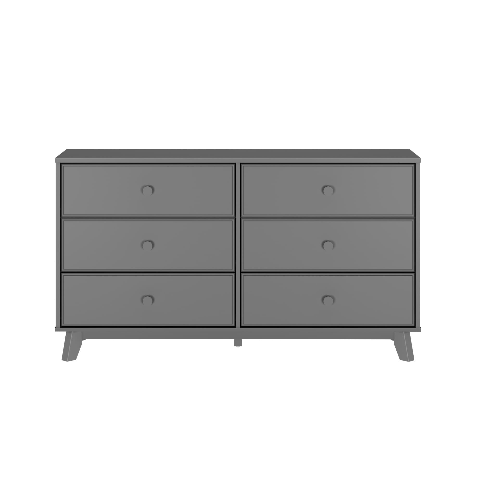 Max & Lily Classic 6-drawer Solid Wood Wide Dresser