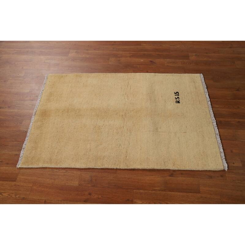 Modern Gabbeh Oriental Foyer Rug Handmade Wool Carpet - 2'7"x 3'10"