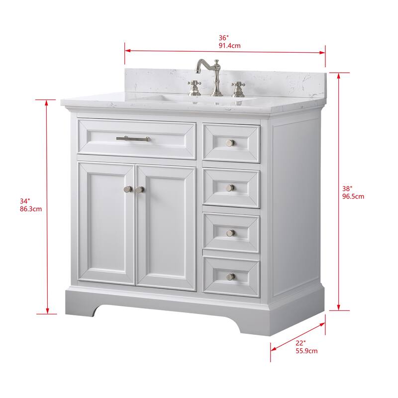 Sudio Design Thompson 36" Bathroom Vanity