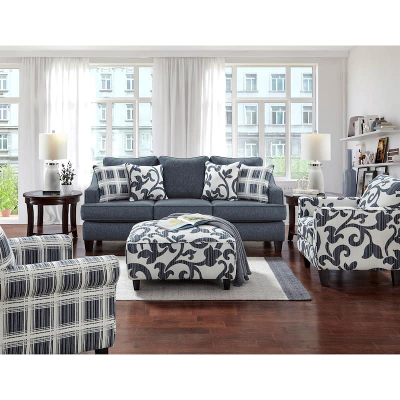 Sonata Navy Accent Chair