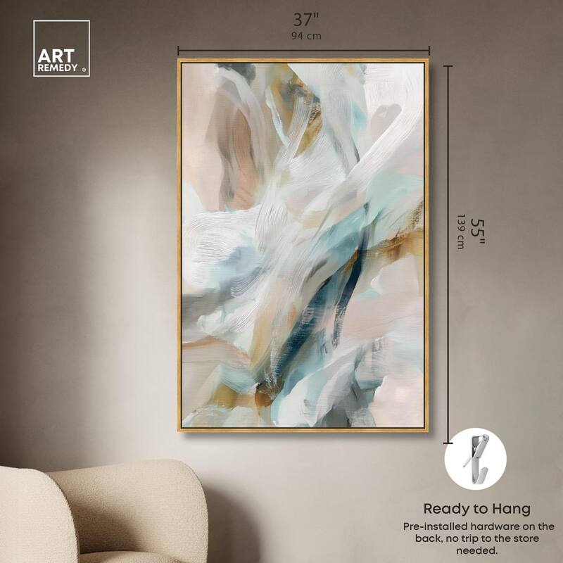 Whispering Colors I Canvas by Art Remedy