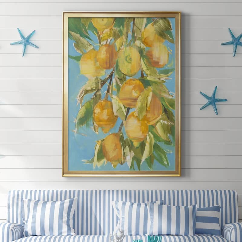 LOVELY LEMON Premium Framed Canvas - Ready to Hang