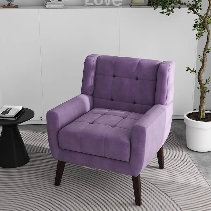 Tufted Arm Chair Upholstered Lounge Chair