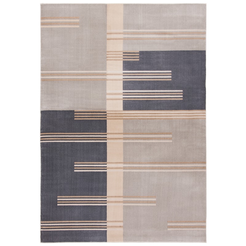 SAFAVIEH Orwell Rutha Mid-Century Modern Rug - 2' x 3' - Grey/Charcoal