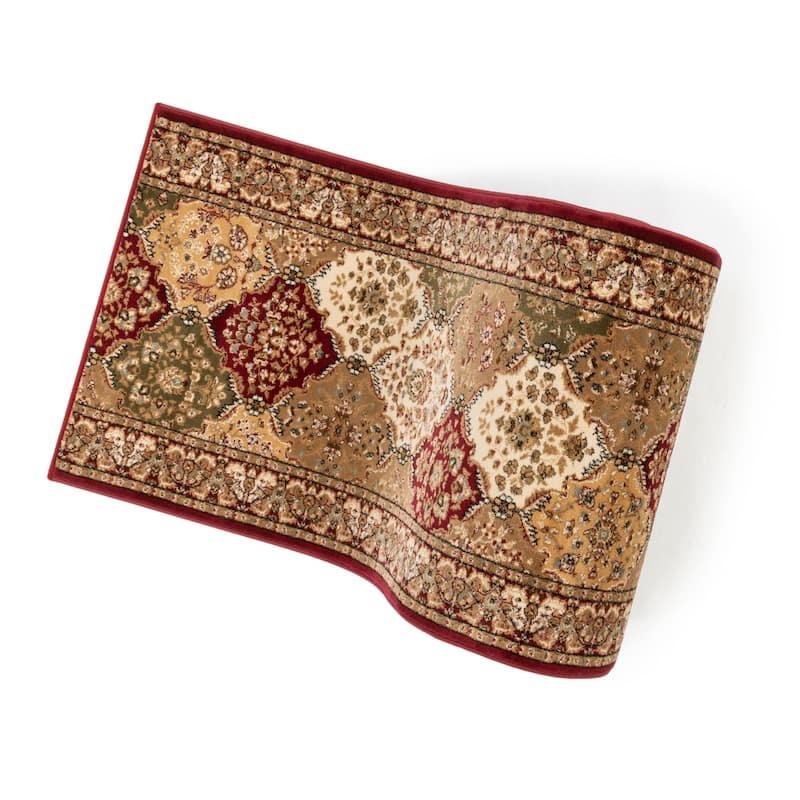 Custom Size Runner Timeless Mina-Khani Traditional Panel Stair Rug